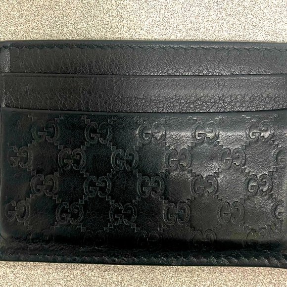 Gucci Other - Gucci card case with guccisima leather